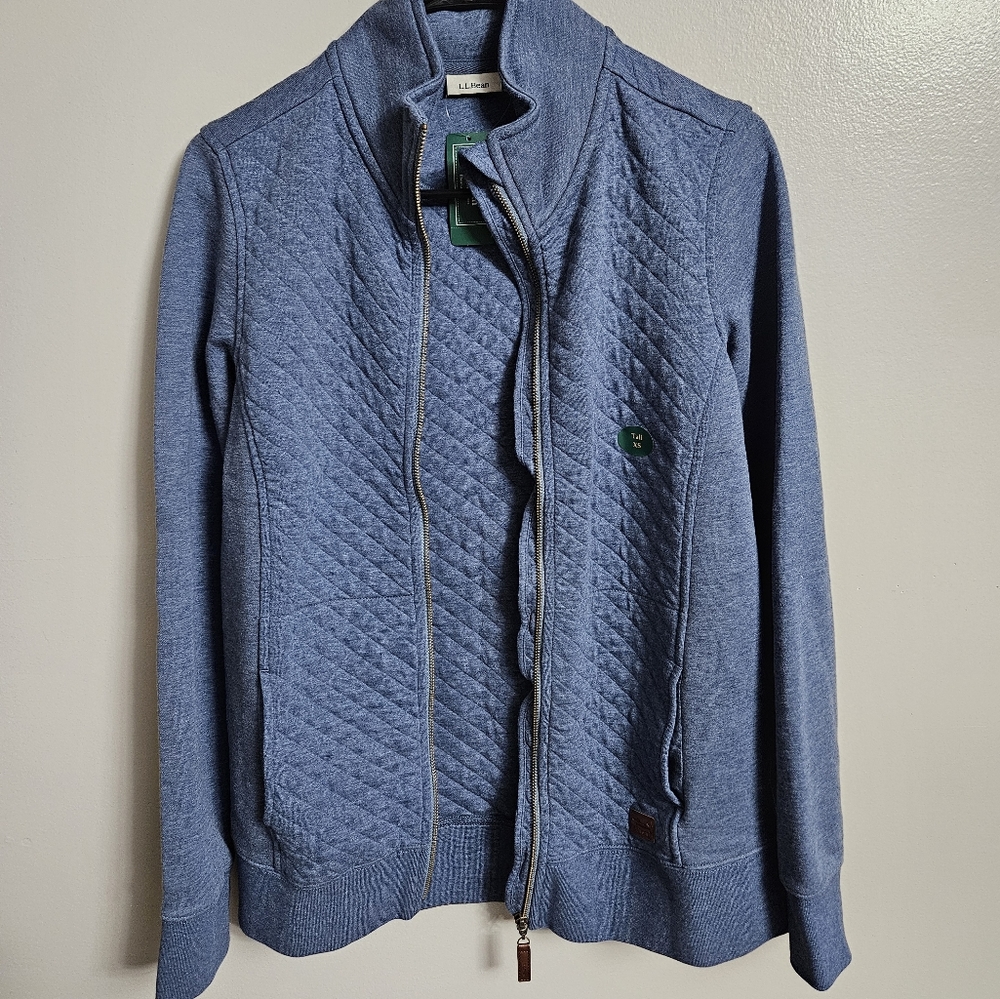 Ll bean women's full zip sweatshirt